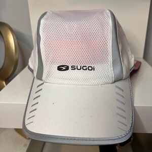 Sugoi RSR Running Cap White Lightweight Ventilated‎ Reflective One Size